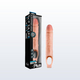 Performance Plus 10" Silicone Cock Sheath Penis Extender - Vanilla